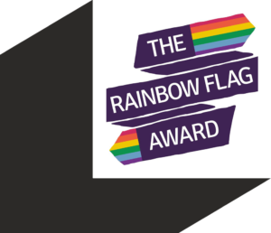 The Rainbow Flag Award logo